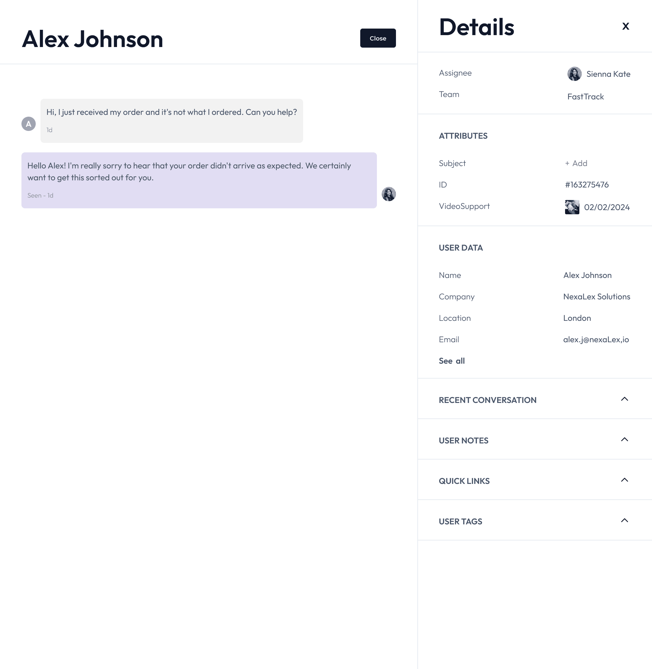 Step 3 - Recordings in your conversations